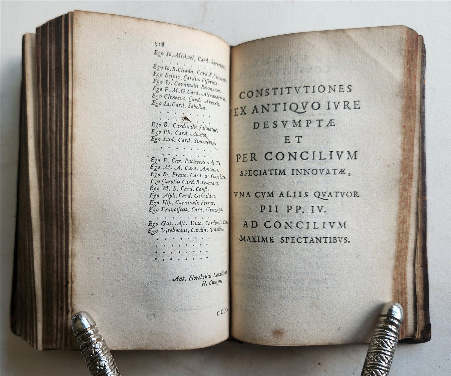 1640 CANONES et DECRETA CONCILII TRIDENTINI antique PLANTIN Council of Trent