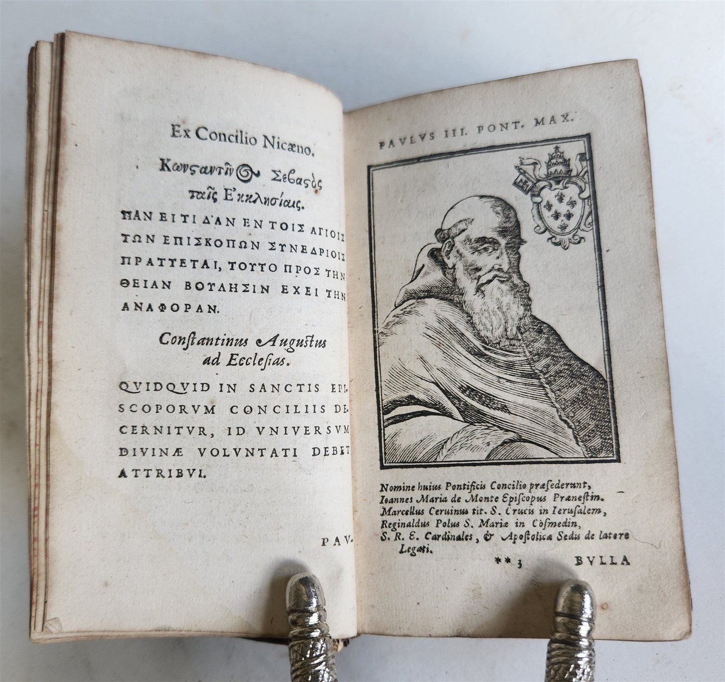 1640 CANONES et DECRETA CONCILII TRIDENTINI antique PLANTIN Council of Trent
