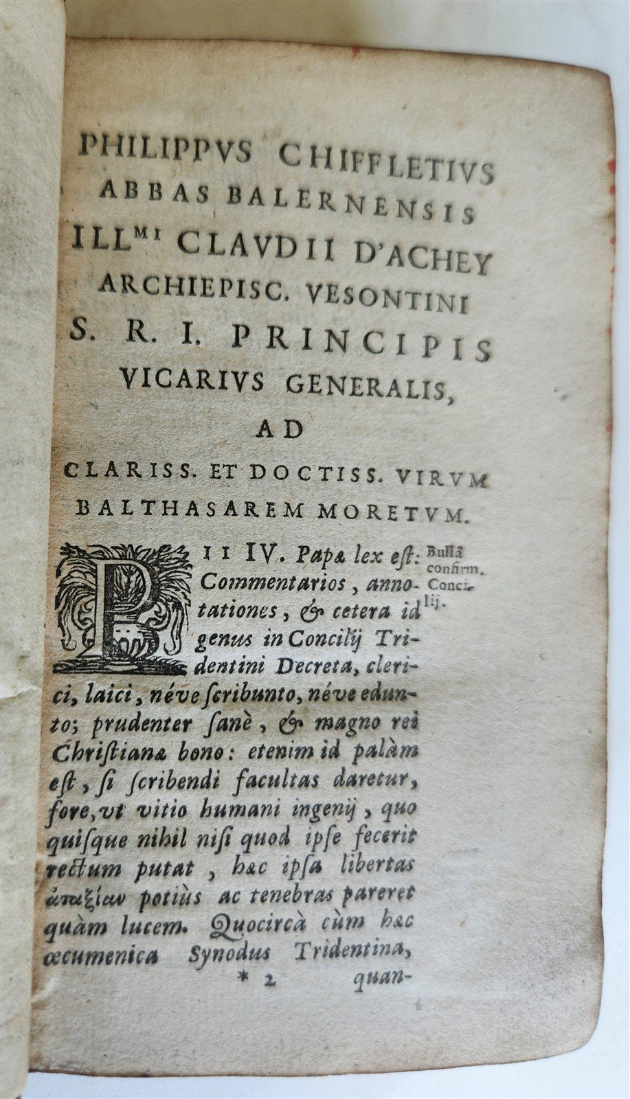1640 CANONES et DECRETA CONCILII TRIDENTINI antique PLANTIN Council of Trent