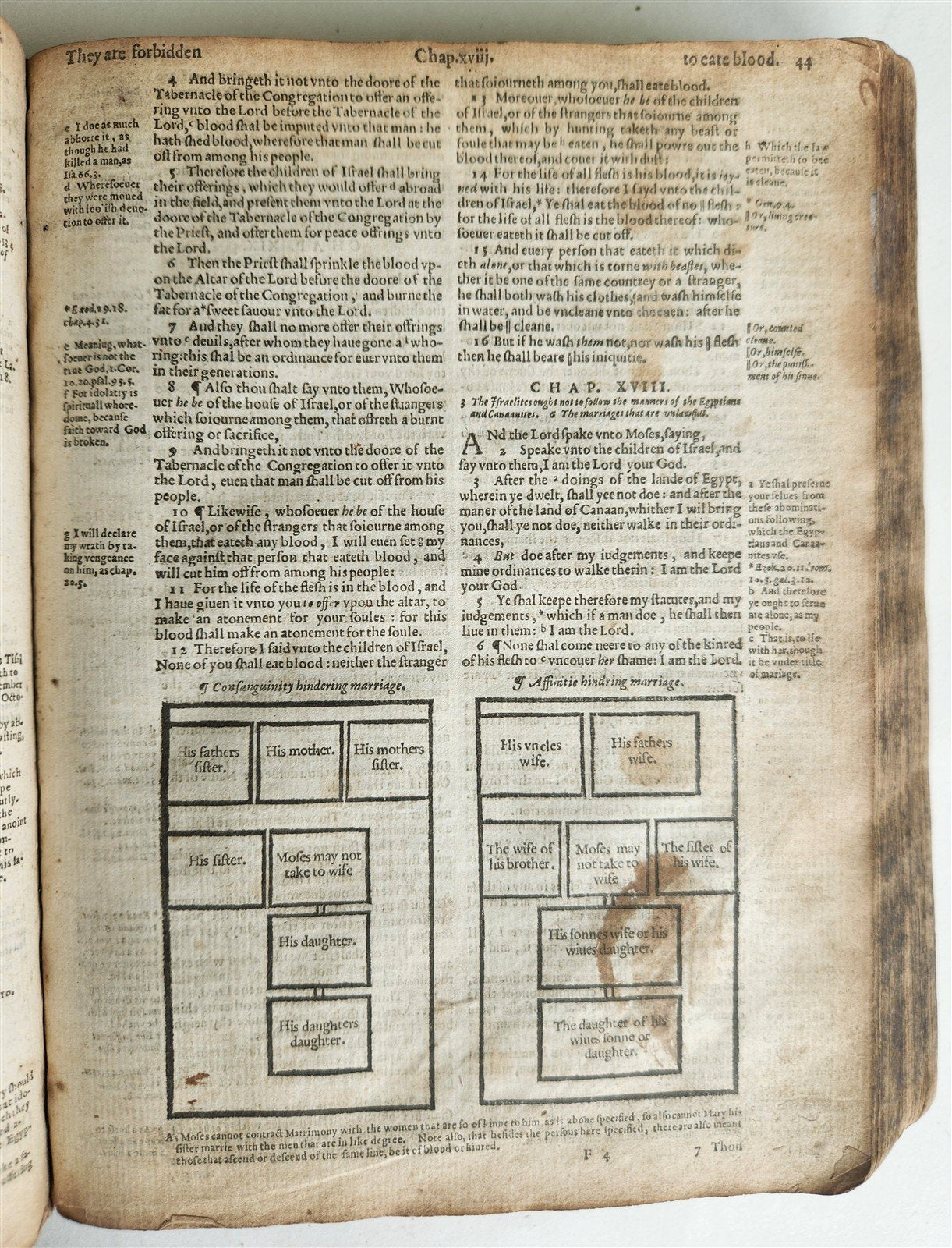 1610 BIBLE in ENGLISH by ROBERT BARKER antique ILLUSTRATED Old & New Testament