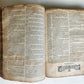 1610 BIBLE in ENGLISH by ROBERT BARKER antique ILLUSTRATED Old & New Testament