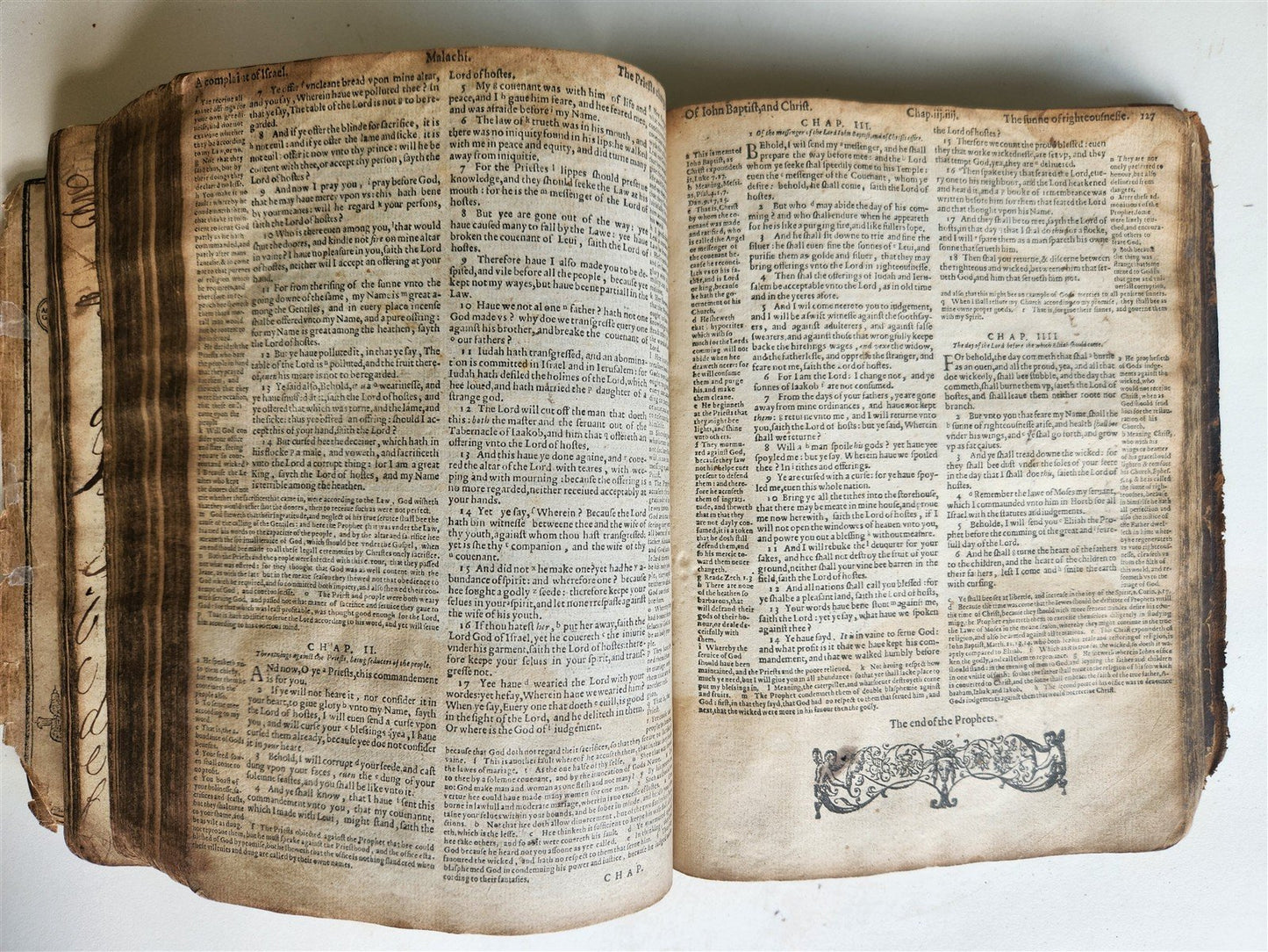 1610 BIBLE in ENGLISH by ROBERT BARKER antique ILLUSTRATED Old & New Testament