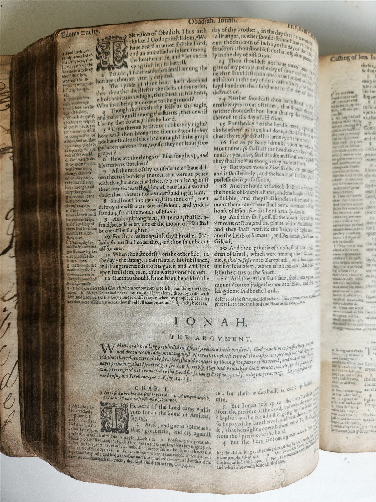1610 BIBLE in ENGLISH by ROBERT BARKER antique ILLUSTRATED Old & New Testament