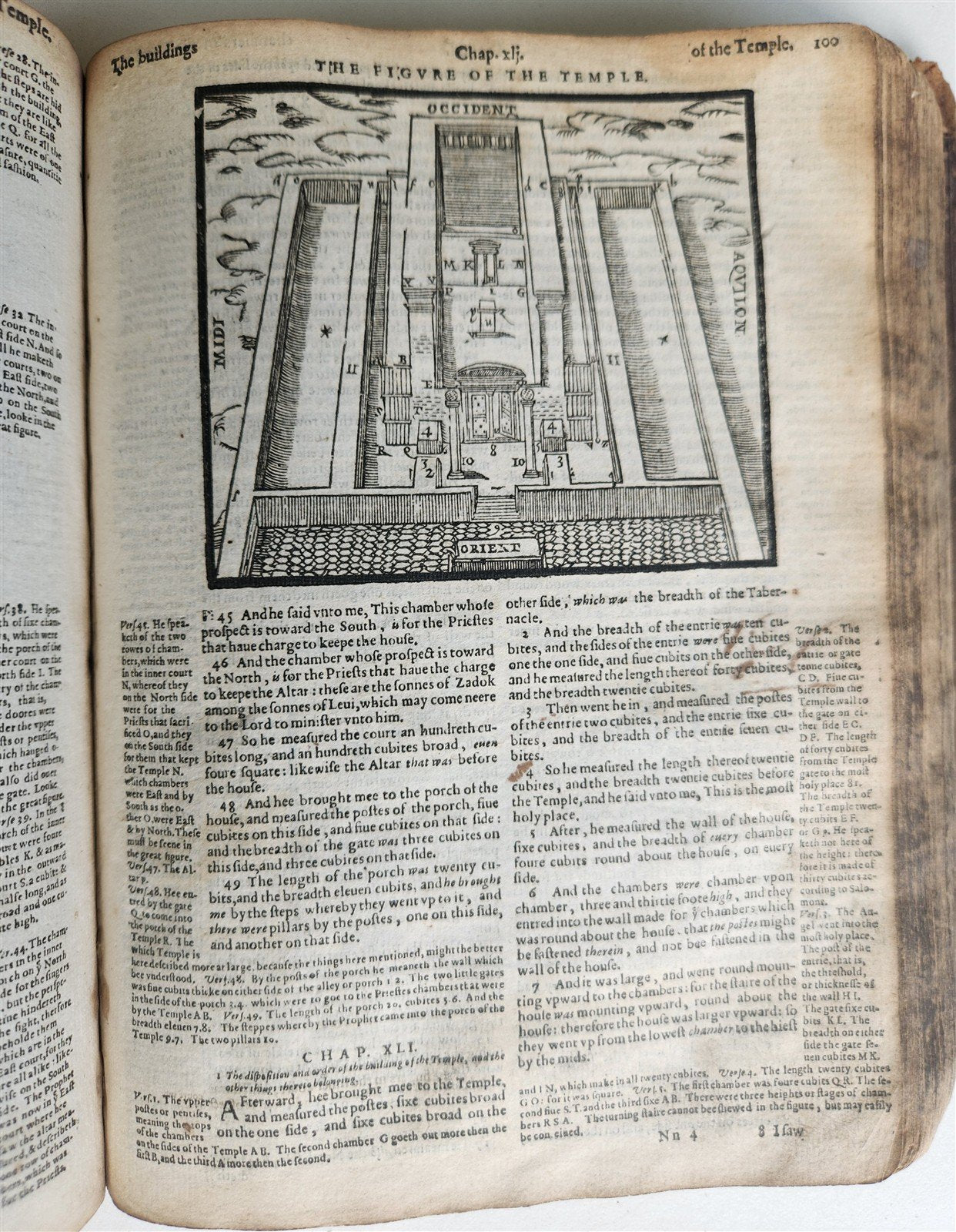 1610 BIBLE in ENGLISH by ROBERT BARKER antique ILLUSTRATED Old & New Testament