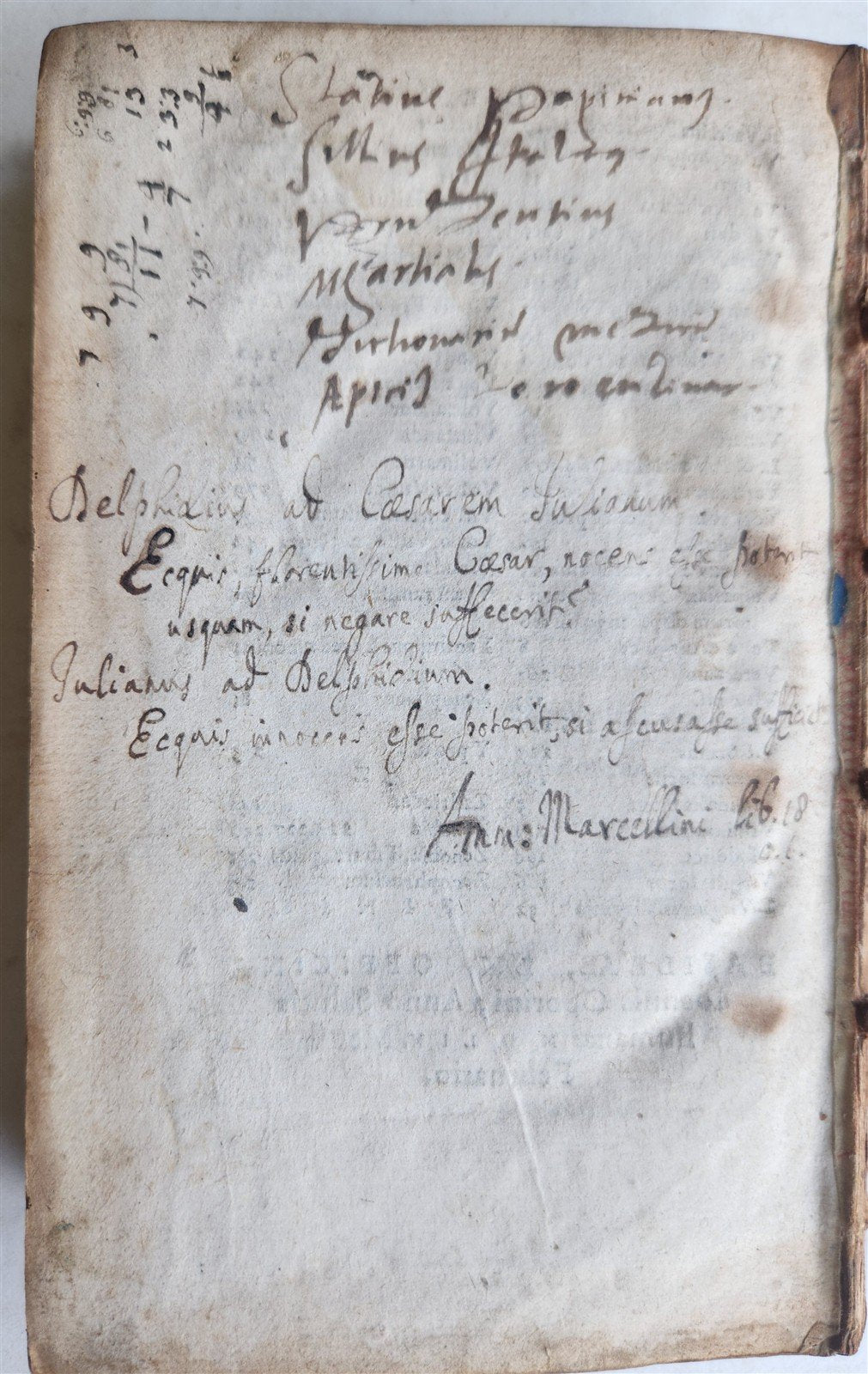 1561 ROMAN HISTORY antique EUTROPII V.C HISTORIAE ROMANAE BREVARIUM 16th CENTURY