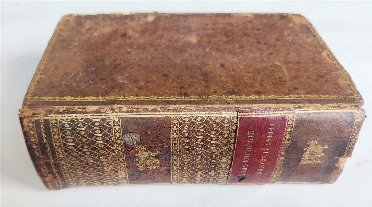 1580 ROMAN HISTORY by APPIAN of ALEXANDRIA antique 16th CENTURY
