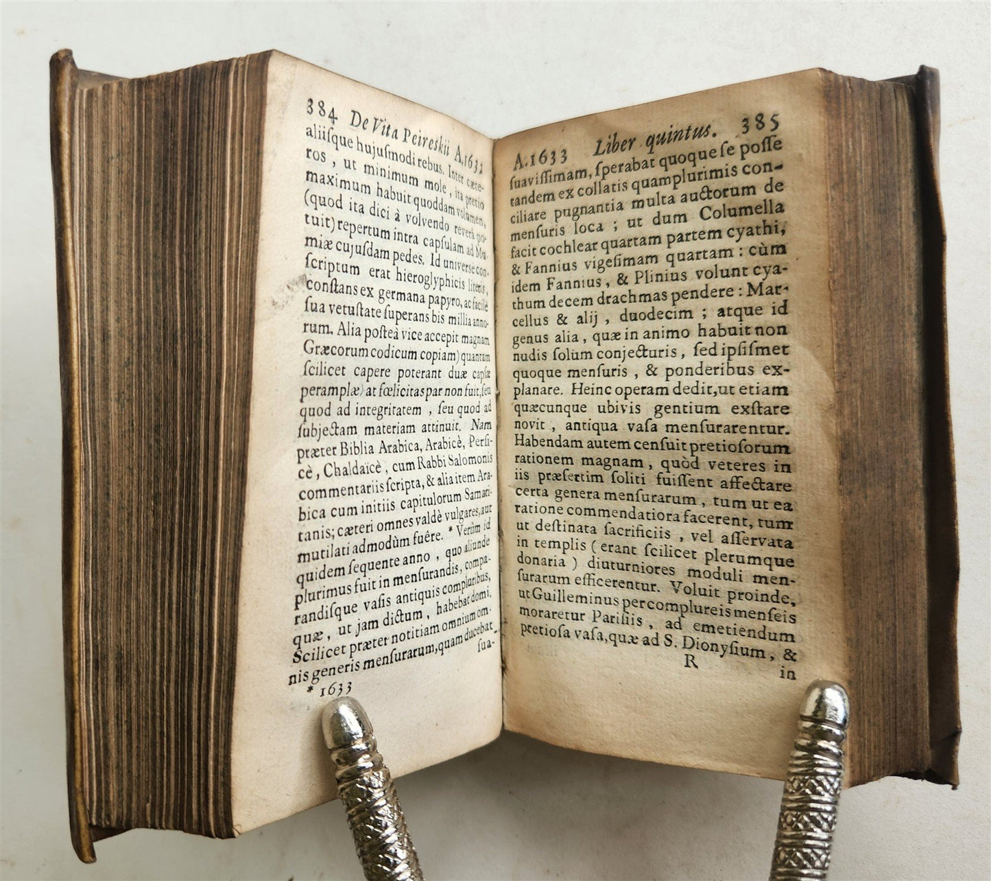 1651 Biography of French antiquarian & scholar Nicolas Fabri de Peiresc antique