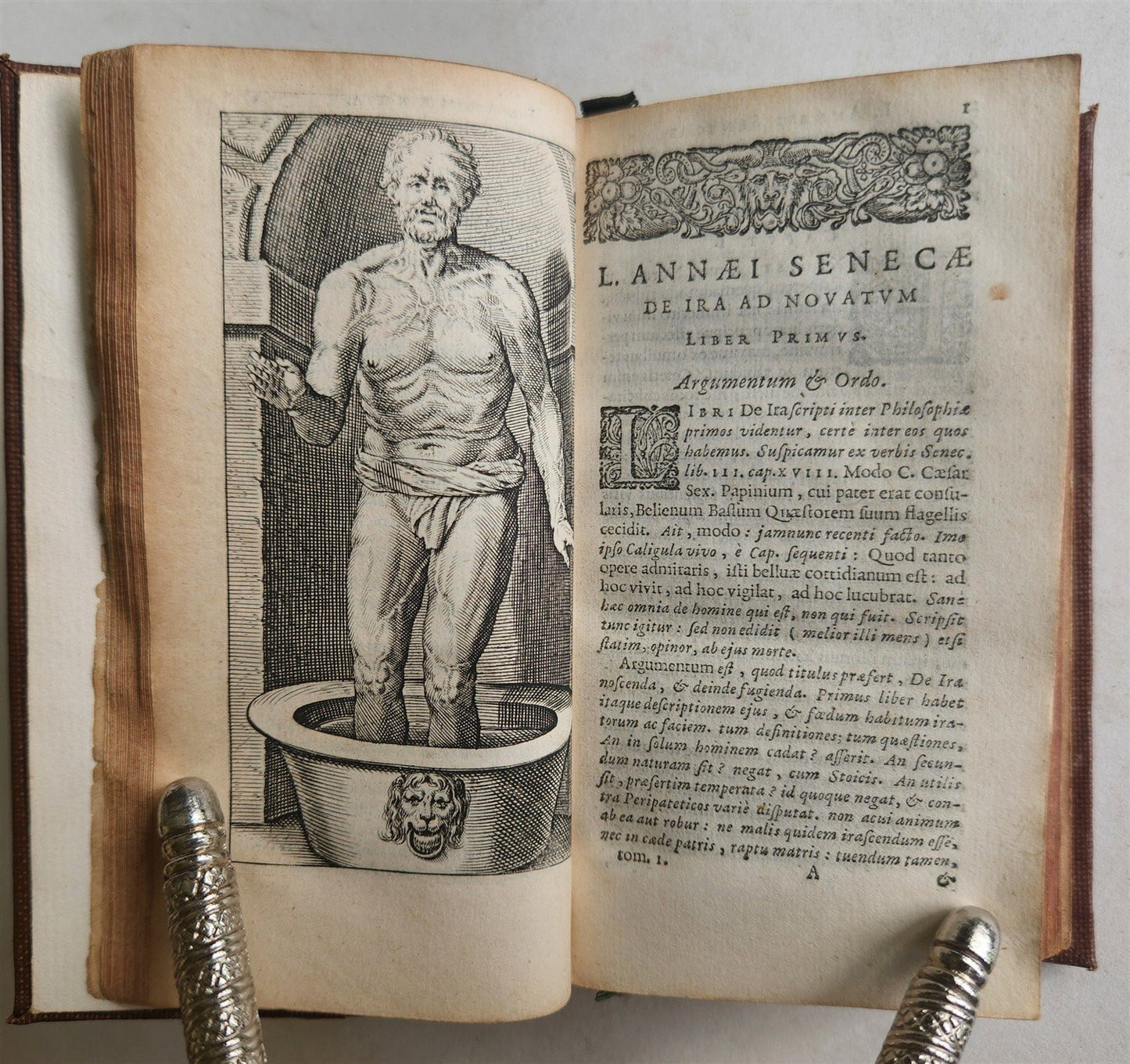 1649 SENECA OPERA OMNIA antique 17th CENTURY