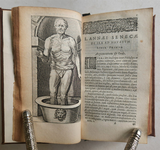 1649 SENECA OPERA OMNIA antique 17th CENTURY