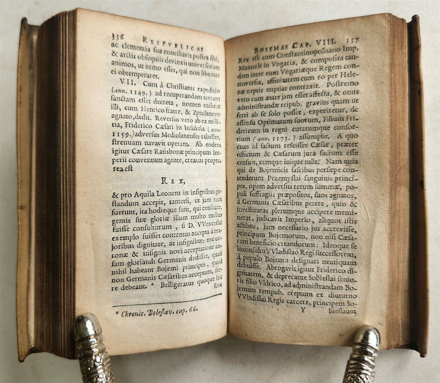 1634 RESPUBLICA BOHEMIAE by Pavel Stransky CZECH REPUBLIC antique VELLUM BINDING