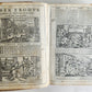 1574 BIBLE in LATIN FULLY ILLUSTRATED w/ NUMEROUS WOODCUTS antique VELLUM BOUND