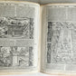 1574 BIBLE in LATIN FULLY ILLUSTRATED w/ NUMEROUS WOODCUTS antique VELLUM BOUND