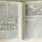 1574 BIBLE in LATIN FULLY ILLUSTRATED w/ NUMEROUS WOODCUTS antique VELLUM BOUND