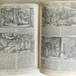 1574 BIBLE in LATIN FULLY ILLUSTRATED w/ NUMEROUS WOODCUTS antique VELLUM BOUND
