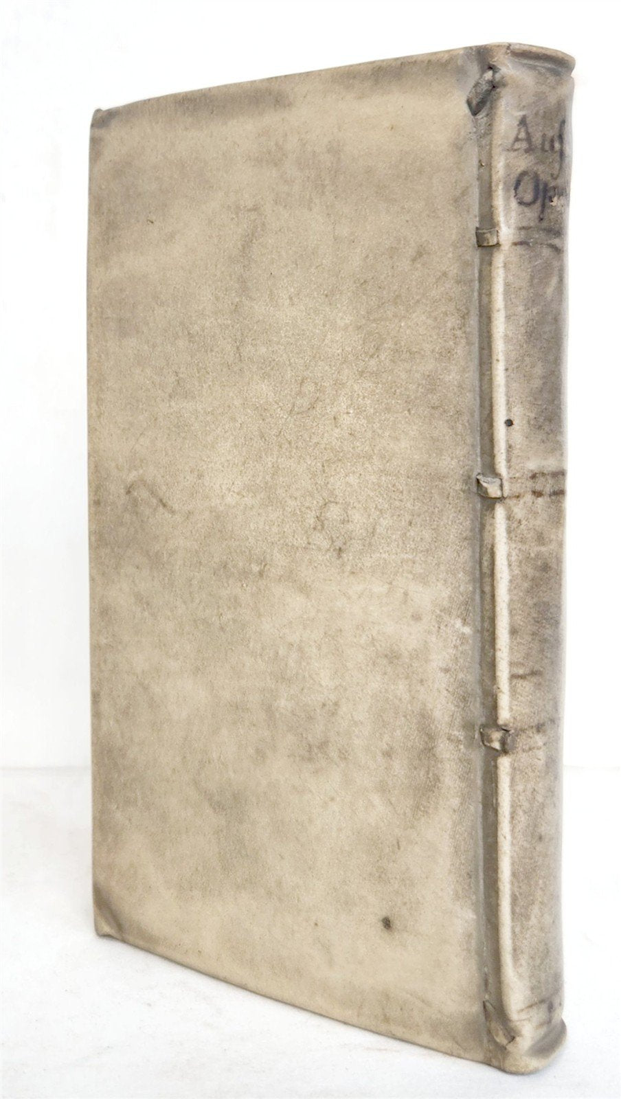 1669 POETRY by 4th century Roman poet Ausonius antique VELLUM BOUND Ioan Blaeu