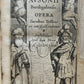 1669 POETRY by 4th century Roman poet Ausonius antique VELLUM BOUND Ioan Blaeu