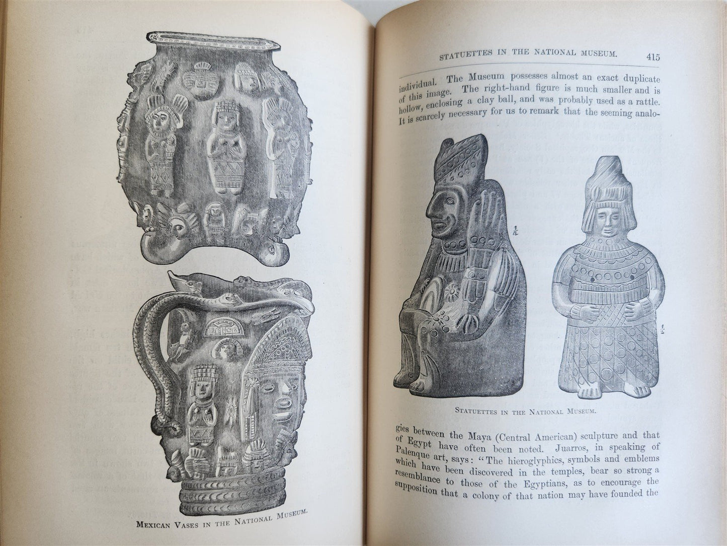 1882 NORTH AMERICANS of ANTIQUITY ORIGIN MIGRATIONS CIVILIZATION antique ILLUSTR