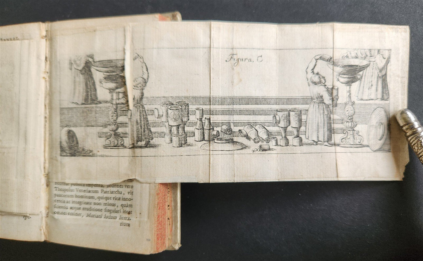 1631 VENICE HISTORY Elzevir DIALOGI de REPUBLICA VENETORUM antique ILLUSTRATED