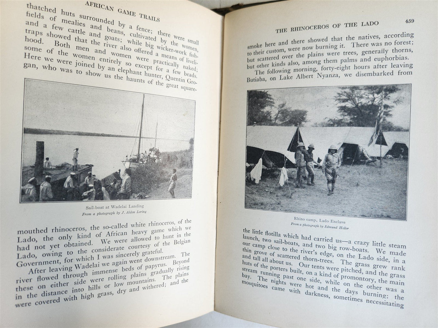 1910 AFRICAN GAME TRAILS by THEODORE ROOSEVELT antique ILLUSTRATED BOOK