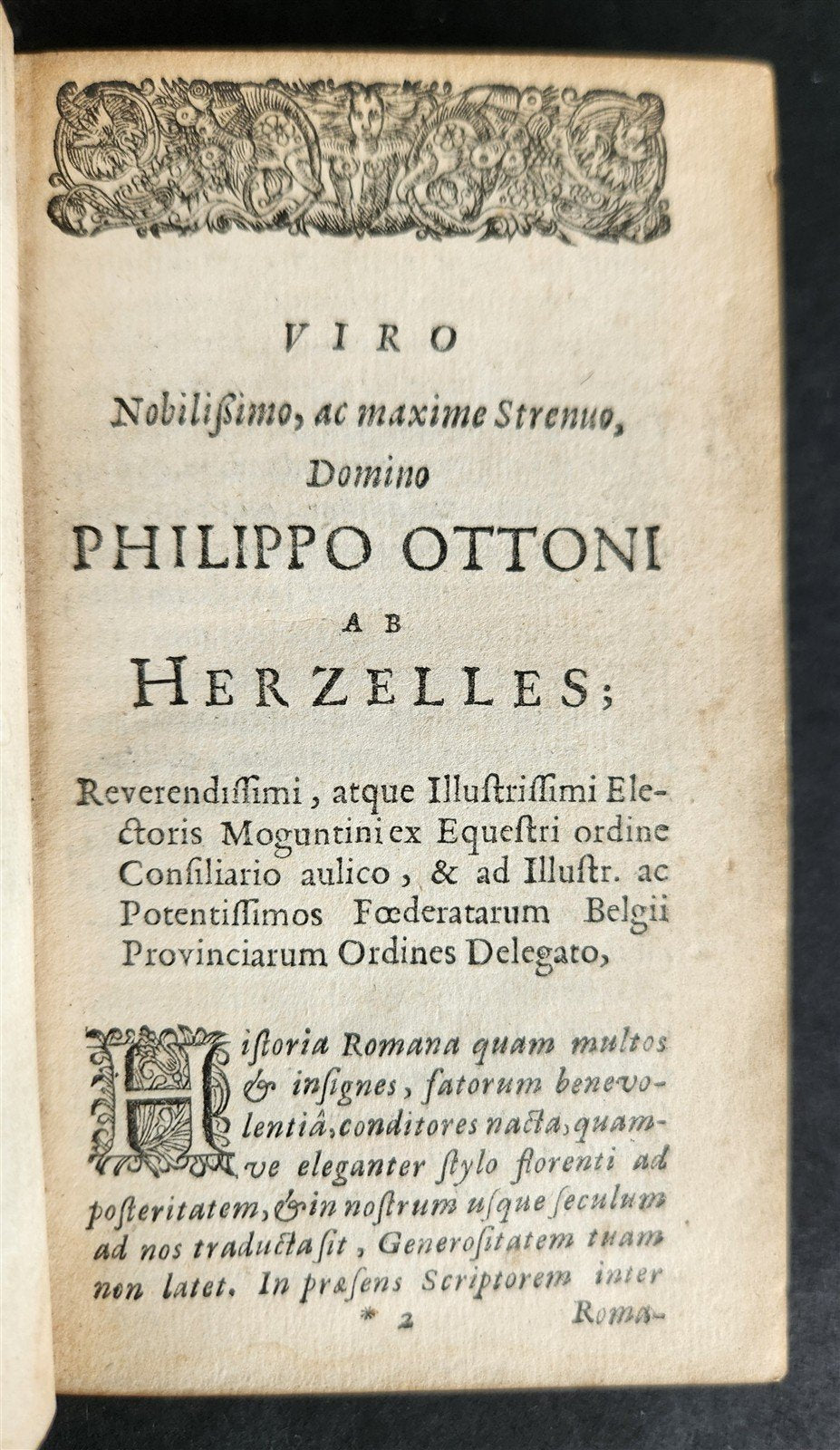 1657 ROMAN HISTORY of LUCIUS ANNAEUS FLORUS antique VELLUM BINDING Elzevir Press