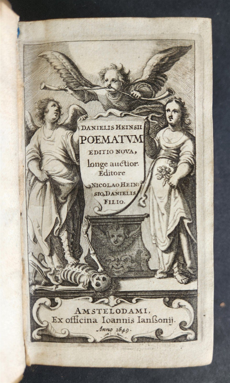 1649 POEMATA LATINA et GRAECA antique GREEK & LATIN POETRY by DANIELIS HEINSII