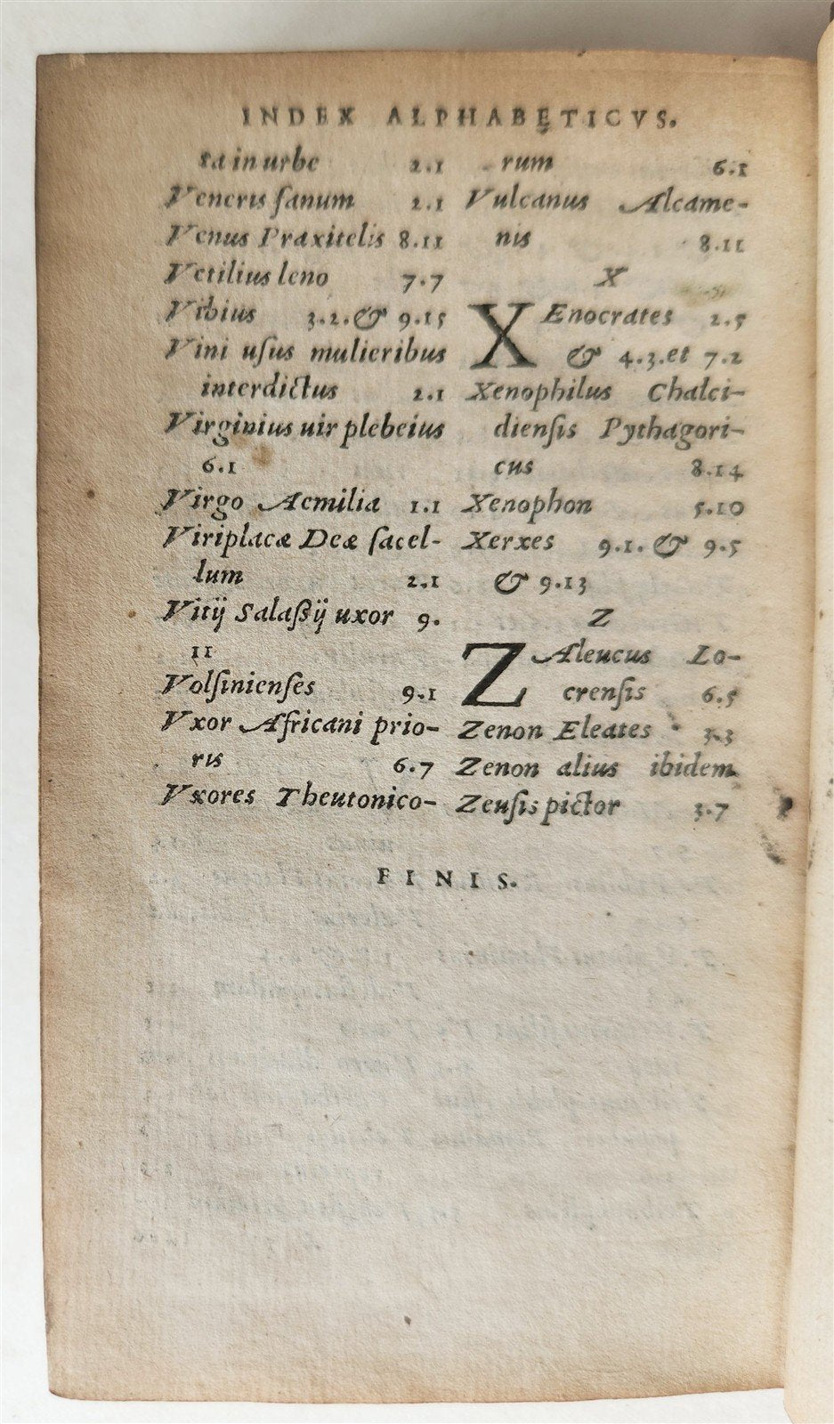 1550 Valerii Maximi dictorum factorumq memorabilium exempla antique 16th CENTURY