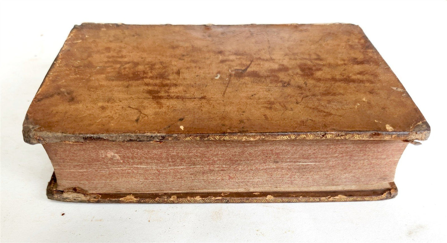 1597 MACROBIUS OPERA w/ SATURNALIA antique 16th CENTURY PLANTIN PRESS