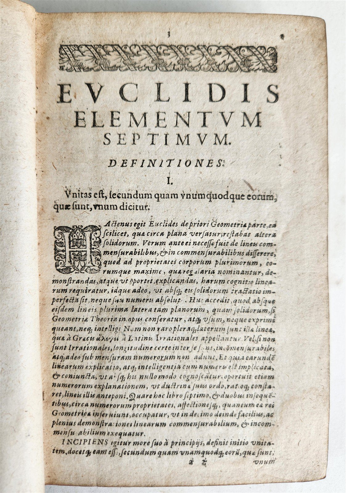 1607 EUCLIDIS GEOMETRY antique ILLUSTRATED