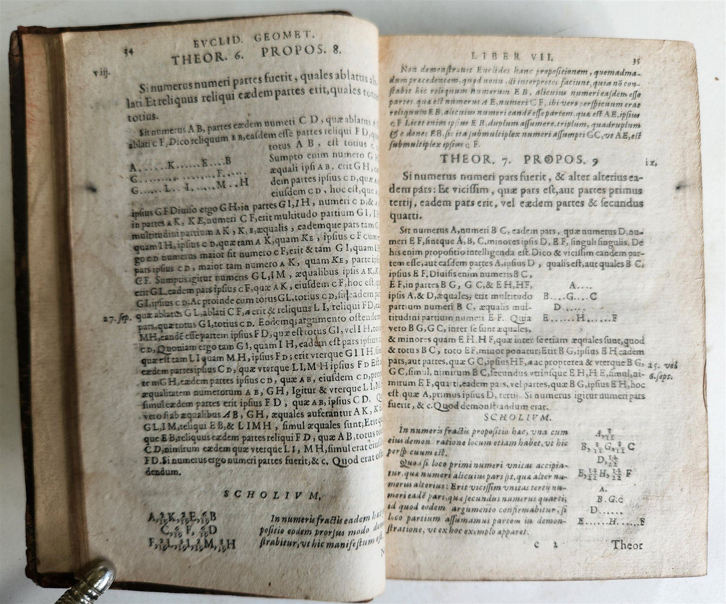 1607 EUCLIDIS GEOMETRY antique ILLUSTRATED