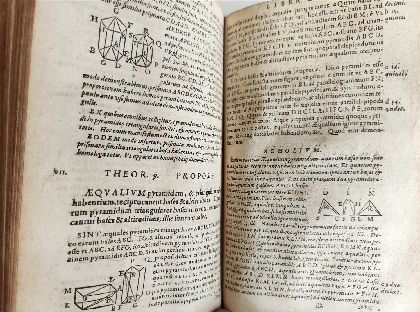 1607 EUCLIDIS GEOMETRY antique ILLUSTRATED