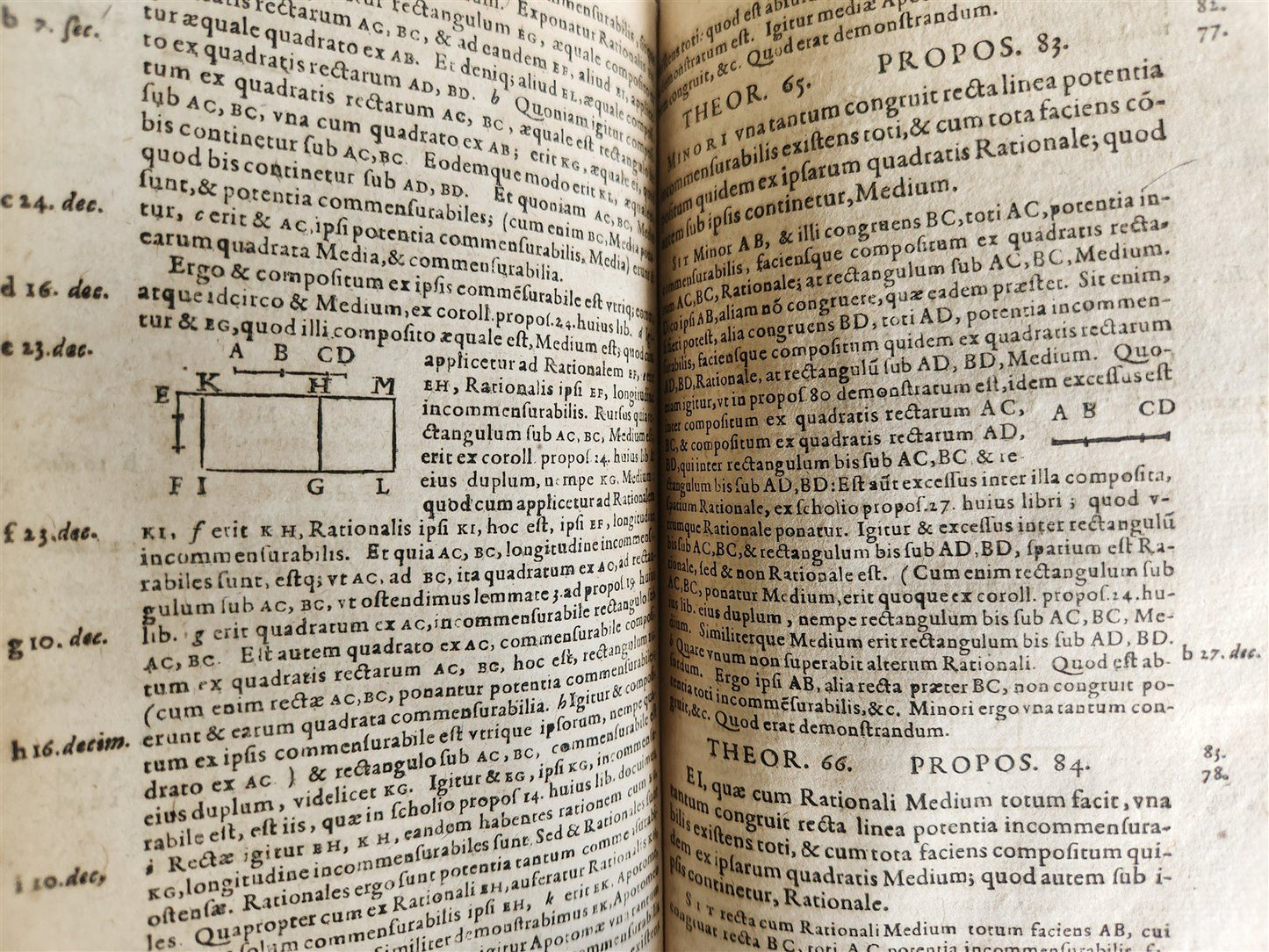 1607 EUCLIDIS GEOMETRY antique ILLUSTRATED