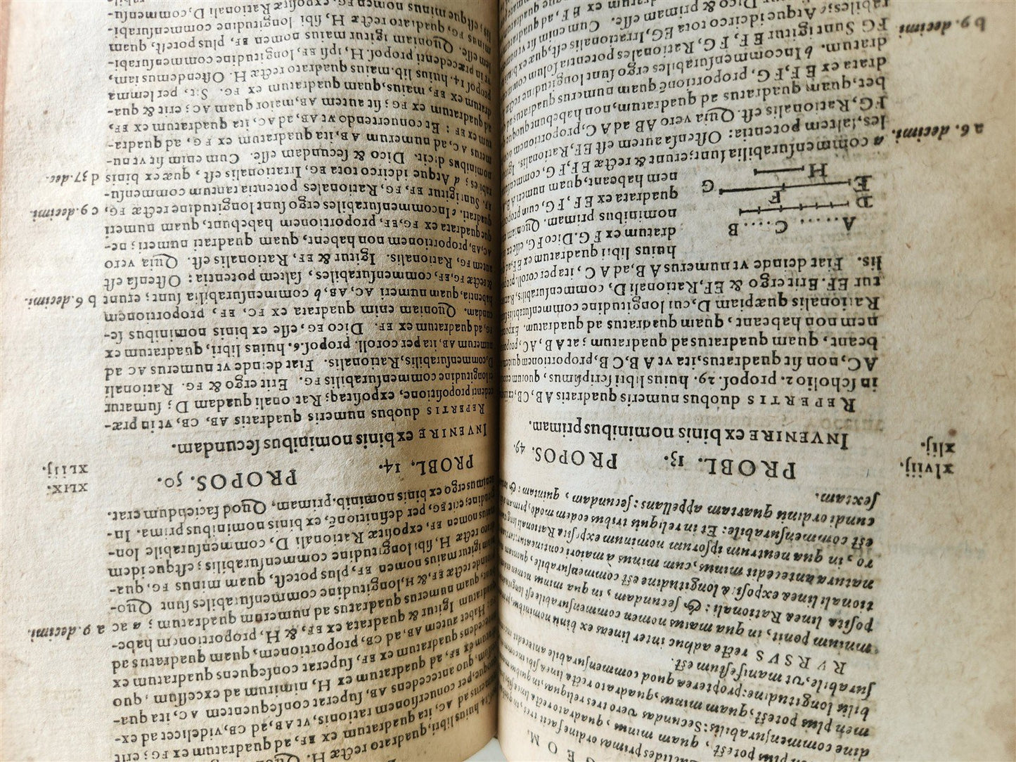 1607 EUCLIDIS GEOMETRY antique ILLUSTRATED