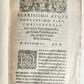 1580 Declamationes by QUINTILLIANUS antique ROBERTI STEPHANI PRESS 16th CENTURY