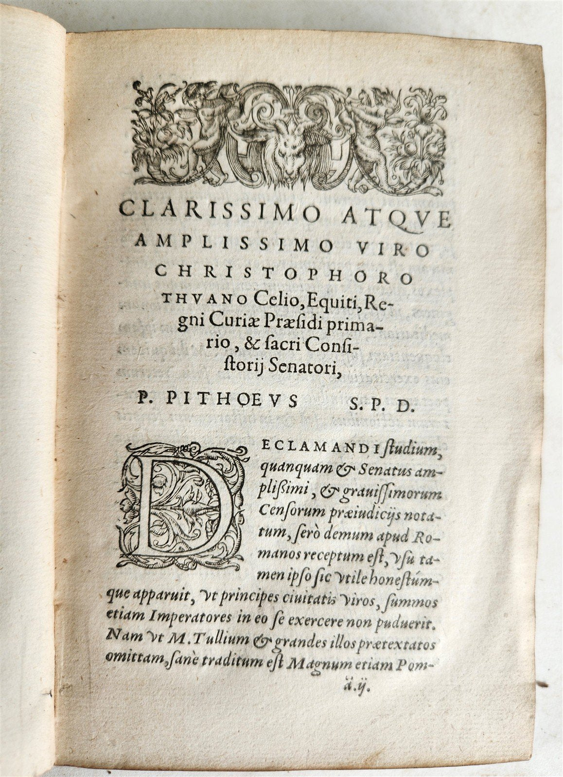 1580 Declamationes by QUINTILLIANUS antique ROBERTI STEPHANI PRESS 16th CENTURY