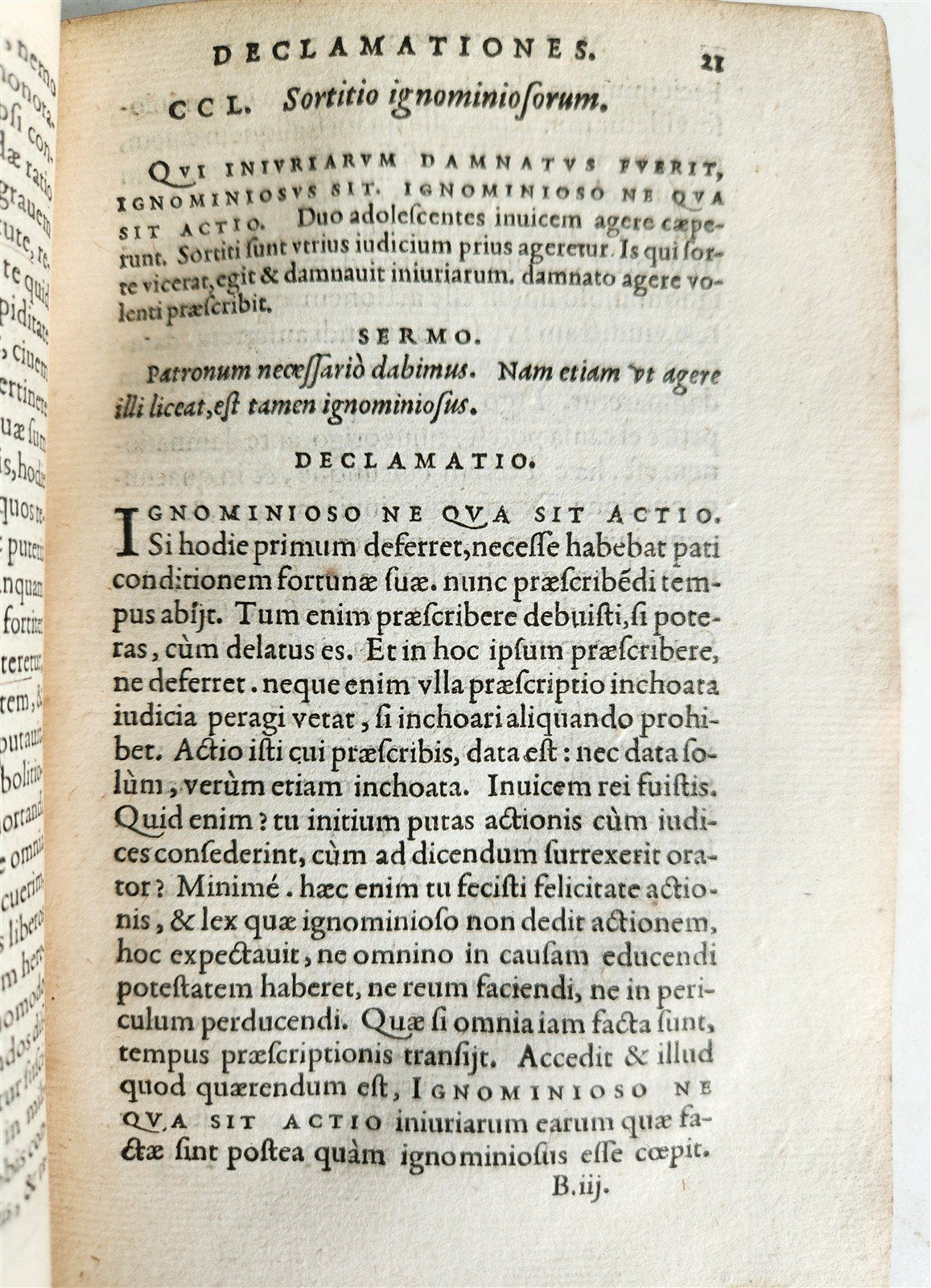 1580 Declamationes by QUINTILLIANUS antique ROBERTI STEPHANI PRESS 16th CENTURY