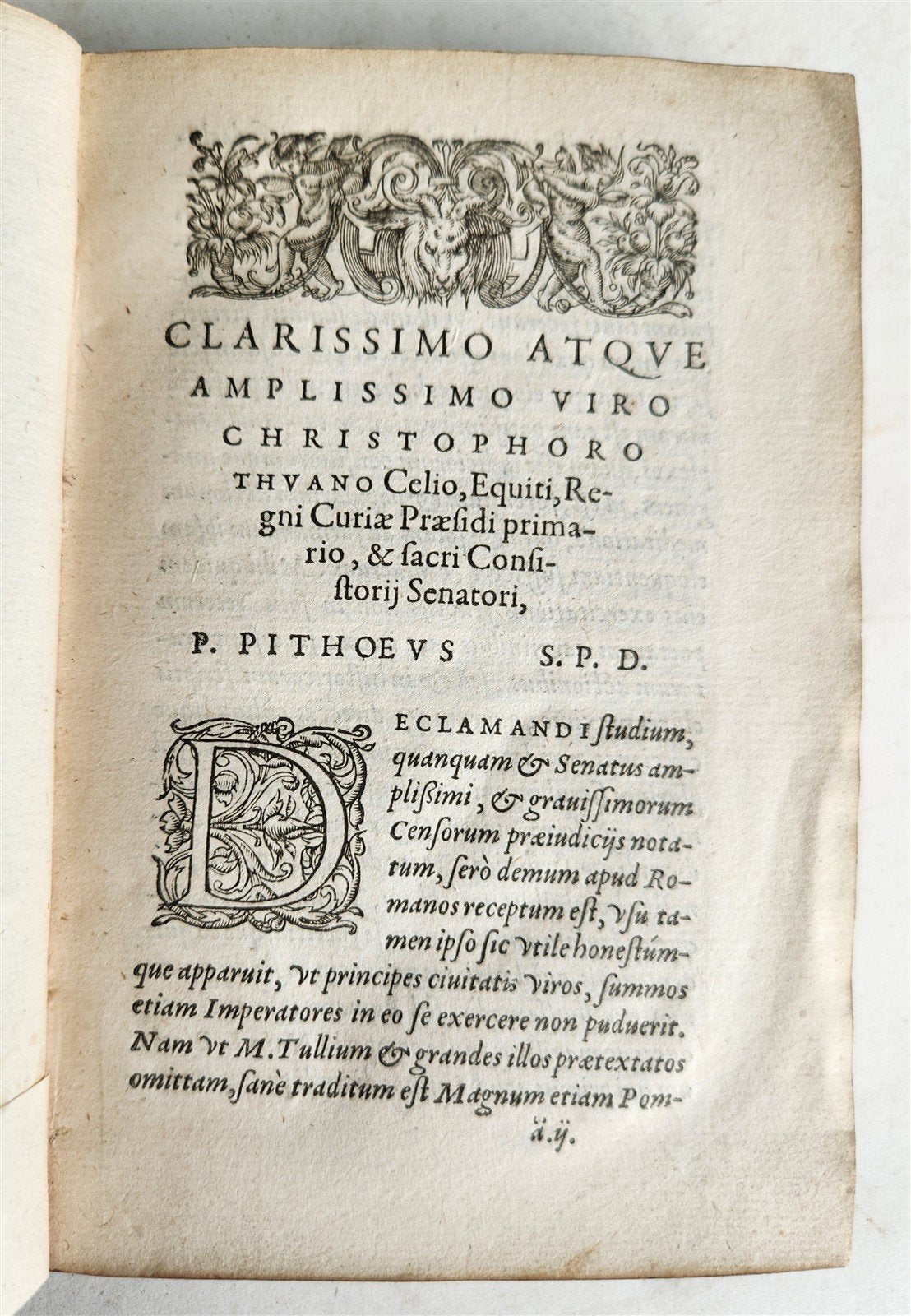 1580 Declamationes by QUINTILLIANUS antique ROBERTI STEPHANI PRESS 16th CENTURY
