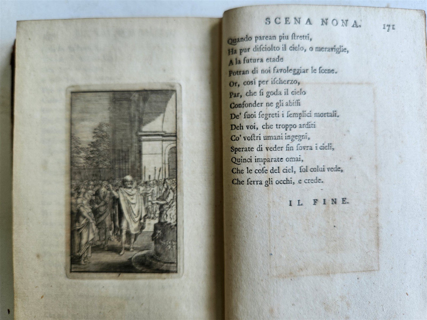 1772 POETRY ILLUSTRATED antique FILLI di SCIRO favola pastorale by C. BONARELLI