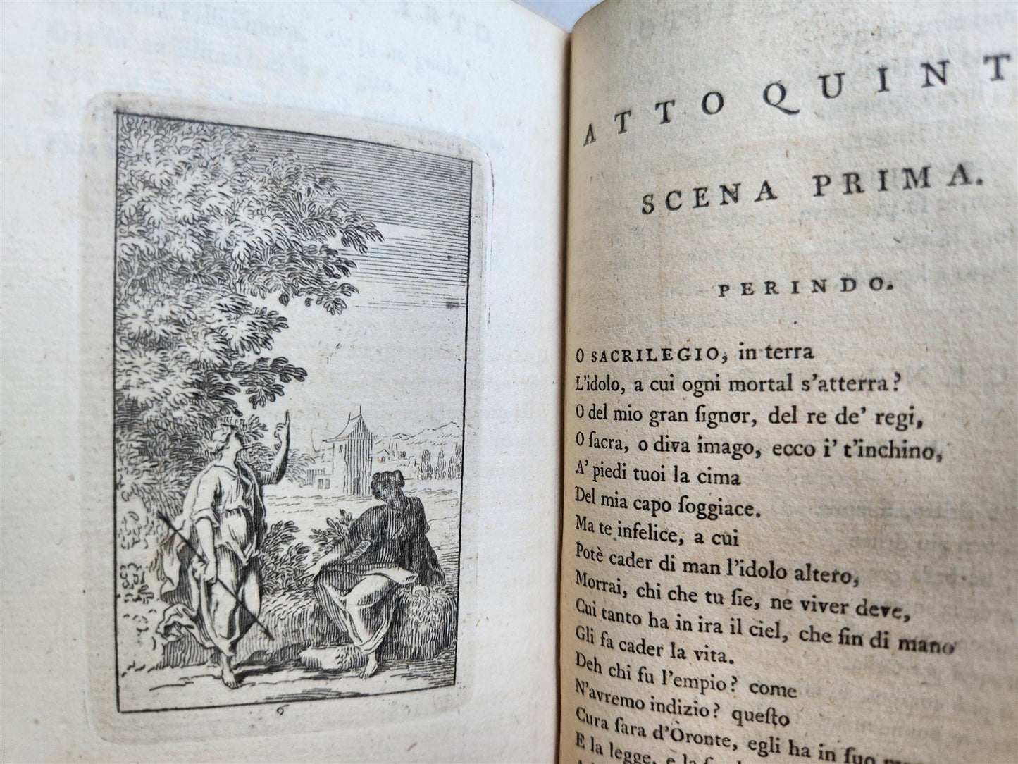 1772 POETRY ILLUSTRATED antique FILLI di SCIRO favola pastorale by C. BONARELLI