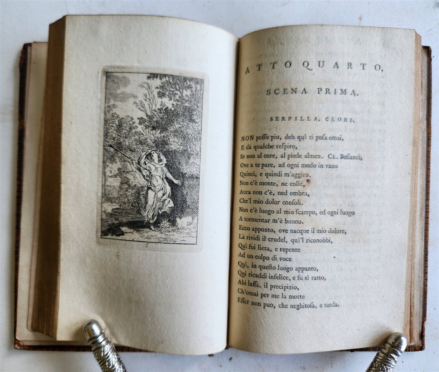 1772 POETRY ILLUSTRATED antique FILLI di SCIRO favola pastorale by C. BONARELLI