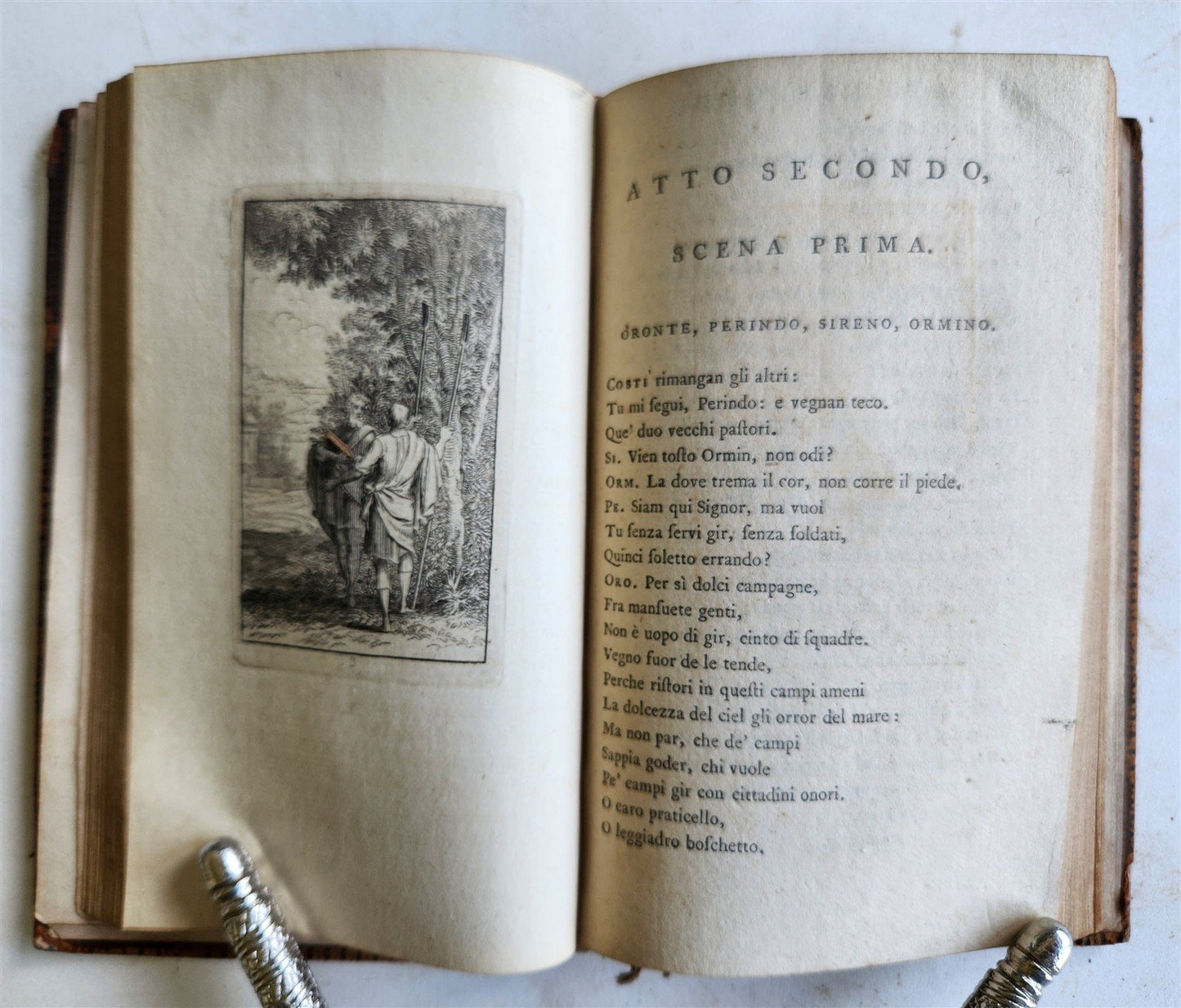 1772 POETRY ILLUSTRATED antique FILLI di SCIRO favola pastorale by C. BONARELLI
