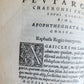 1549 PLUTARCHI CHAERONEI PHILOSOPHI HISTORICI antique 16th CENTURY Seb. Gryphius