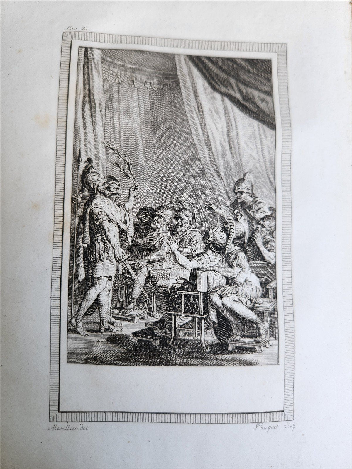 1796 ADVENTURES of TELEMACHUS in FRENCH antique 2 volumes ILLUSTRATED