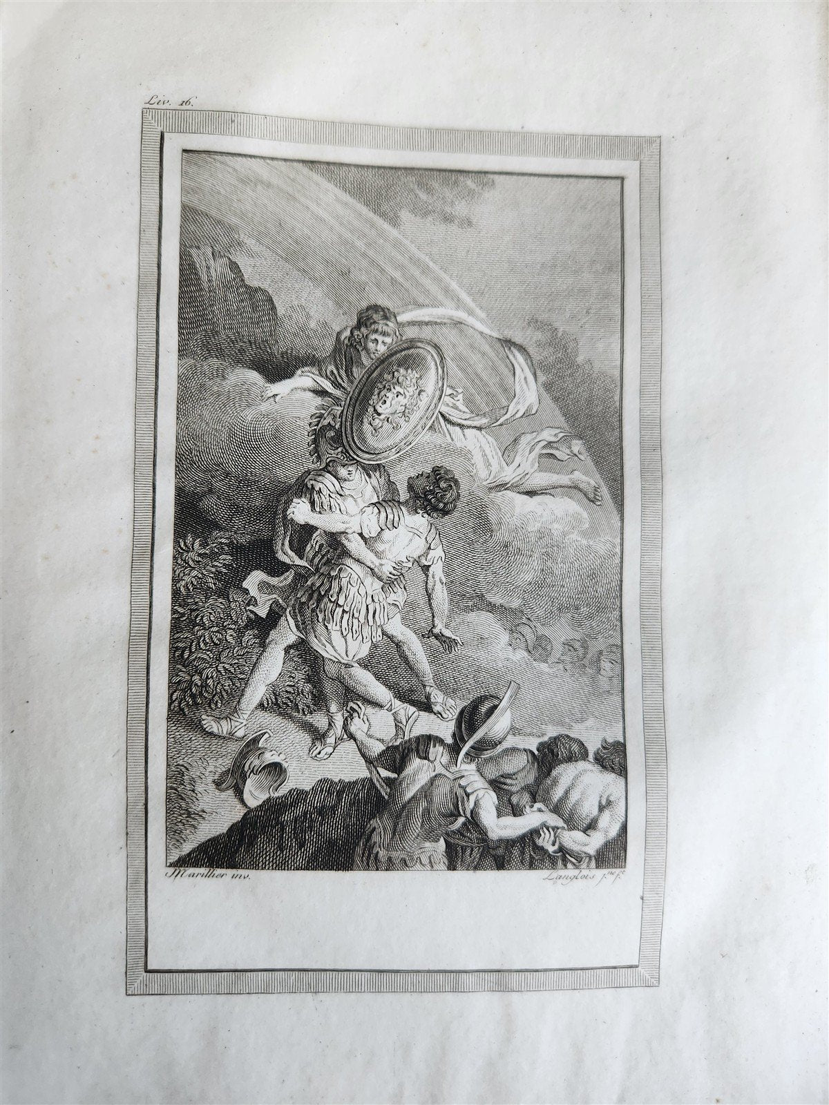 1796 ADVENTURES of TELEMACHUS in FRENCH antique 2 volumes ILLUSTRATED
