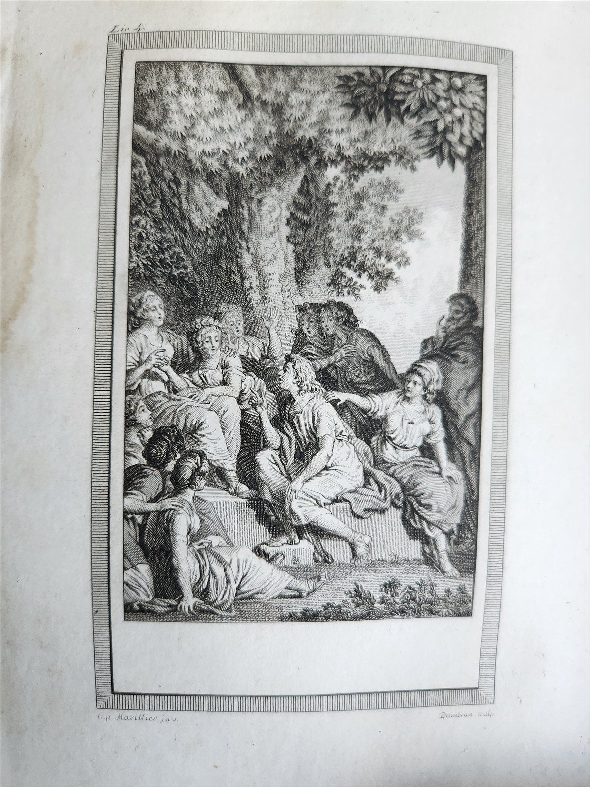 1796 ADVENTURES of TELEMACHUS in FRENCH antique 2 volumes ILLUSTRATED