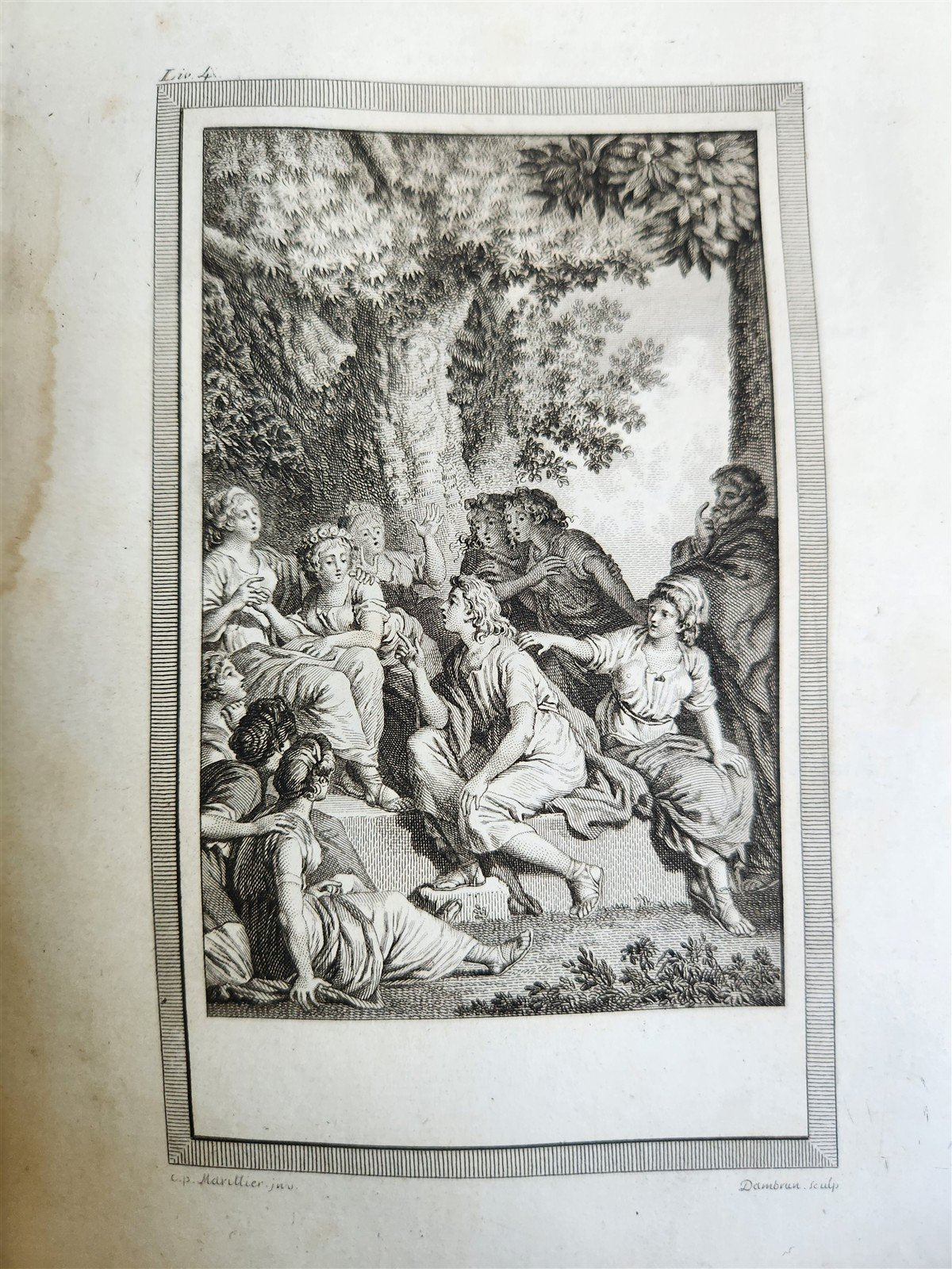 1796 ADVENTURES of TELEMACHUS in FRENCH antique 2 volumes ILLUSTRATED