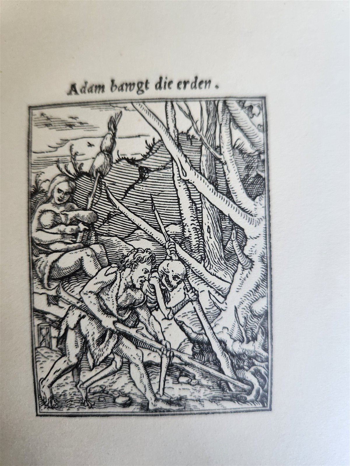 1922 IMAGES of DEATH by Hans Holbein antique MACABRE ILLUSTRATIONS Der Totentanz