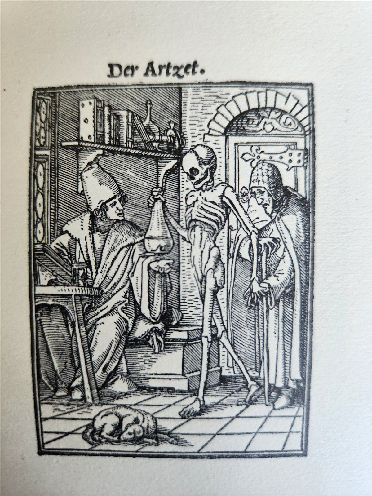 1922 IMAGES of DEATH by Hans Holbein antique MACABRE ILLUSTRATIONS Der Totentanz
