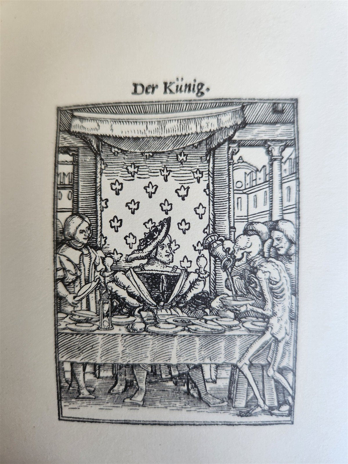 1922 IMAGES of DEATH by Hans Holbein antique MACABRE ILLUSTRATIONS Der Totentanz