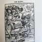1922 IMAGES of DEATH by Hans Holbein antique MACABRE ILLUSTRATIONS Der Totentanz