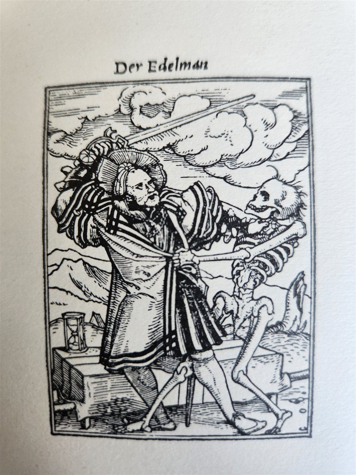 1922 IMAGES of DEATH by Hans Holbein antique MACABRE ILLUSTRATIONS Der Totentanz